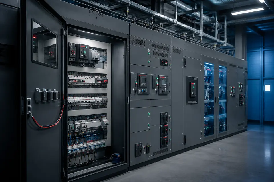 Cuadros de distribución y material eléctrico industrial